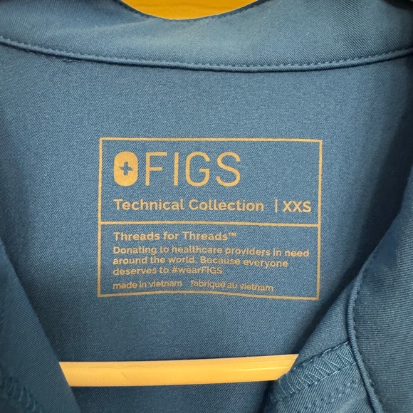 Royal blue jumpsuit FIGS - Picture 2 of 2